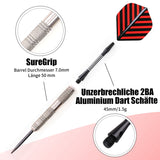 Tungsten Steel Pointed Darts 90% Tungsten Harbor Dart Set 22g